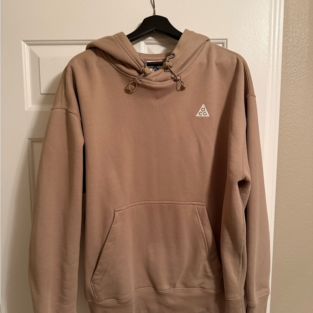 Nike ACG Beige Hoodie with Logo